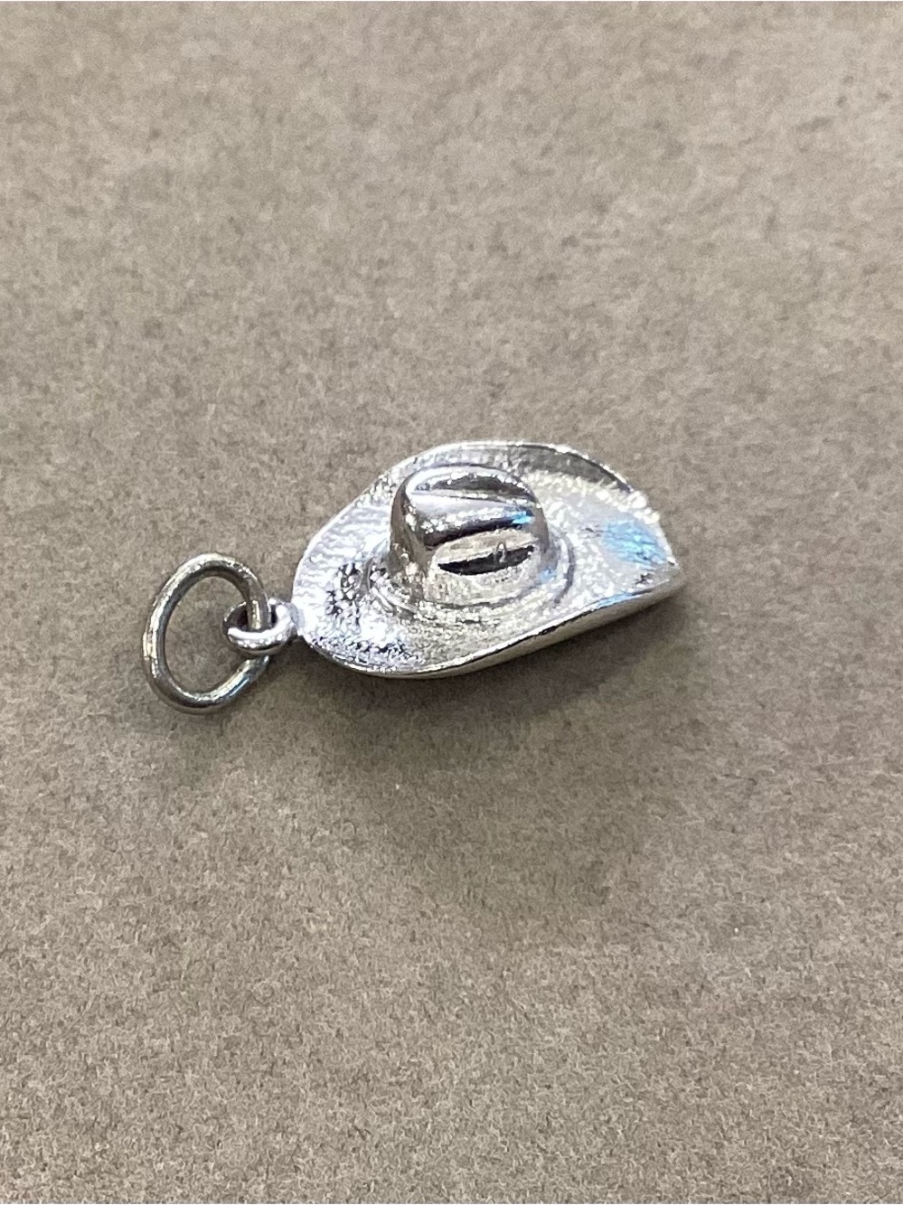 ROC 925 Sterling Silver Vtg Cowboy Hat Charm